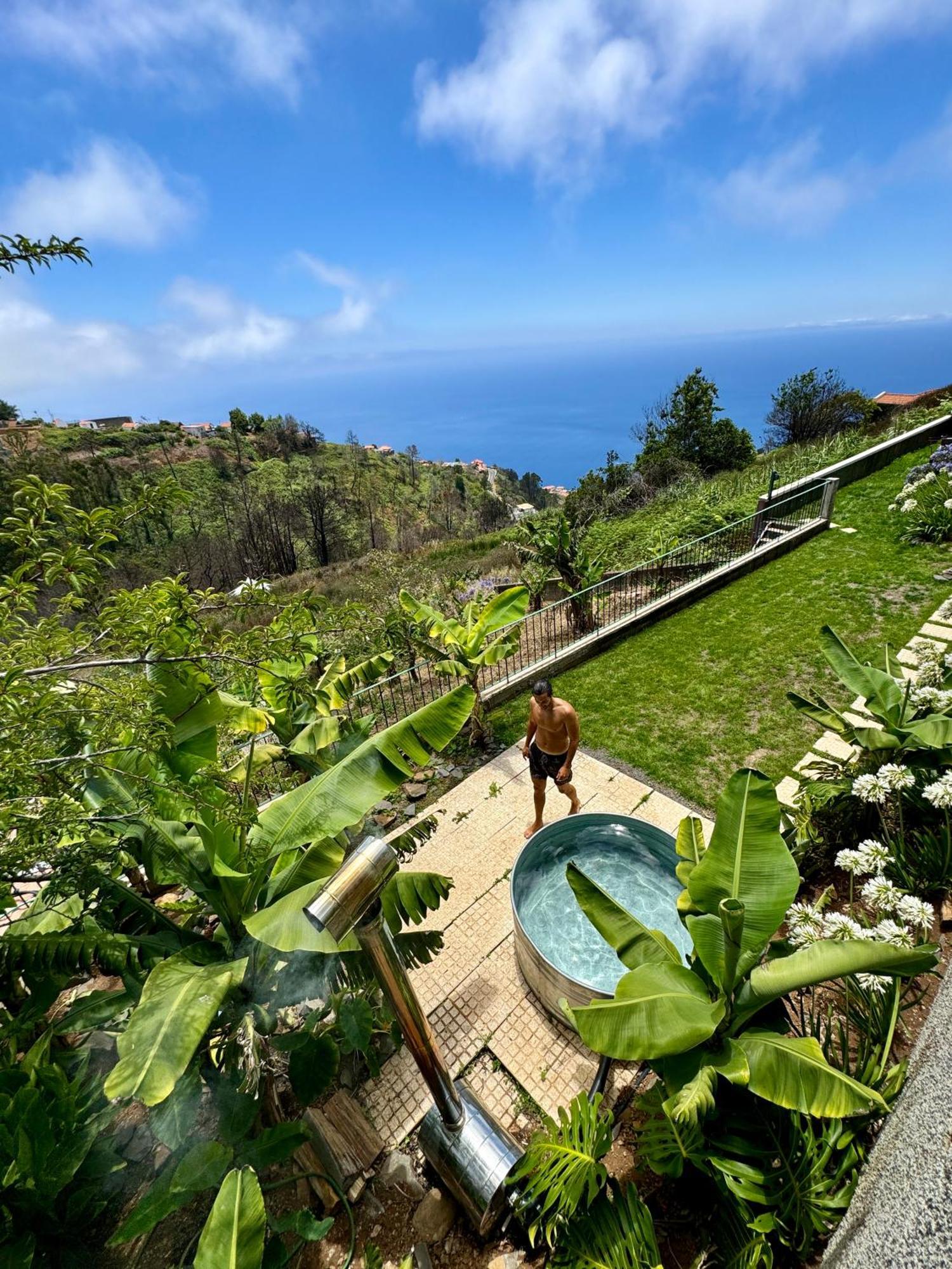 Panoramablick - 3-Bett Villa Mit Sonnenterrassen Fajã da Ovelha Extérieur photo